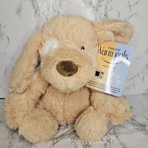 Warm Pals Puppy Love microwavable and weighted plush toy.